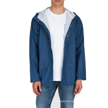 Hot sale factoryclassic rubberized waterproof rain coat for men